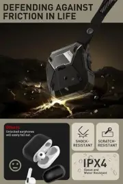i-Blason Headphone Case for Apple AirPods 4th Generation Drop Protection Cover