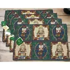 Christmas Nutcracker Tapestry Placemats NEW Set of 4 Holiday Kitchen Decor