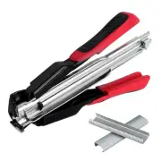C7 Hog Ring Gun C Clip Fence Nailer Pliers & 2500X Galvanised Steel Hogrings