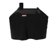 56.5" Waterproof Offset Smoker Grill Cover Black Outdoor Protection