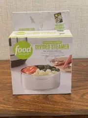 Food Network Divided Steamer Stainless Steel for Pressure Cooker Instant Pot NEW
