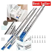 Durable 12-Inch Soft Close Drawer Slides with Ball Bearing - Easy Installation