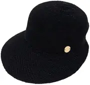 [RADICOOL SKINS] Radicool Australia - Knit Visor Black - UPF 50+ Sun Protection - Outdoor Golf Tennis Sports Lightweight HAT