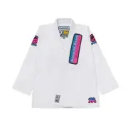 Shoyoroll White Retro Gradiant Bjj Gi Batch 149 450 GSM With Bag Jiu Jitsu Suit