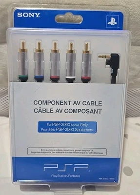 Genuine New Sony Component AV Cable for PSP-2000 Only, Model: PSP-S180 NIB