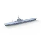 SSMODEL 1/350 Model Kit HMS Colossus Class Aircraft Carrier Segmented hull