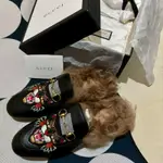 ❗️全新正品❗️GUCCI  穆勒鞋 拖鞋 毛拖鞋