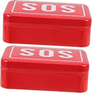 Parliky Mini Compact Storage Container Empty Emergency Box Essential Survival Tool for College Outdoor Family Pet