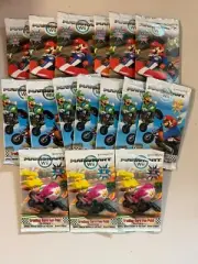 16 x Booster Packs Mario Kart Wii Trading Card Enterplay Sealed | Genuine TCG