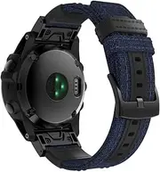 [BKUANE] 26mm Nylon Strap for Garmin Fenix 6X pro Smart watch Accessories Replacment watch Band Bracelet Quick Fit Straps For Fenix 6 Pro