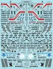 1/48 Flying Leathernecks F/A-18A/C/D Hornets Swarm OIF/OEF/OIR Decals