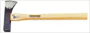 DOGYU Wooden Handle Brick Hatchet Hammer 325mm 410g Japan