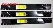 set of 3 mower mulching blades to fit Country Clipper 61" H2122 H2203 H1667