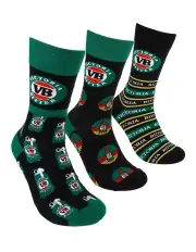 [Victoria Bitter] Socks 3 Pack Gift Can in Assorted