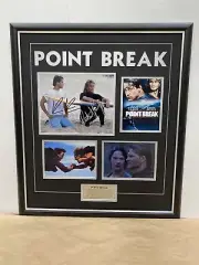 Signed Patrick Swayze and Keanu Reeves in Iconic Point Break Movie with a COA