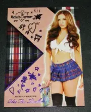 2018 Benchwarmer KAYLA COLLINS Hot For Teacher #46 Purple Foil Variant/5 PLAYBOY