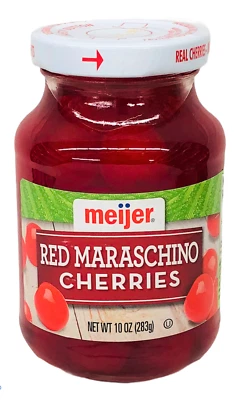Meijer Red Maraschino Cherries 10 oz