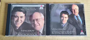 Vengerov Rostropovich 普羅高菲夫 蕭士塔高維契 第1&2號小提琴協奏曲 倫敦交響 Teldec