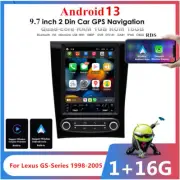 9.7'' Android 16GB Stereo Radio Navi GPS For Lexus GS300 GS350 GS400 GS430 98-05