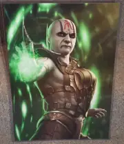 Mortal Kombat Quan Chi Glossy Art Print 11 x 17 In Hard Plastic Sleeve
