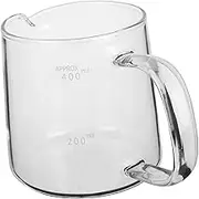 ASAKKURA Borosilicate Glass Pot Drip Coffee Server Heat Resistant Carafe Maker for Home Brew Minimalist Design