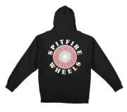 Spitfire Wheels Classic Fill Black / Multi Hooded Sweatshirt