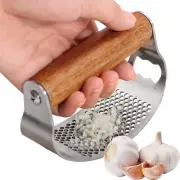 Garlic Press Metal Crusher Mincer Chopper Peeler Garlic Press Rocker