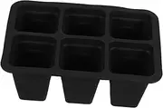 HYTROVE Silicone Seedling Pot 6 Holes Plant Growing Tray Indoor Germination Starter Cups Root Control Design