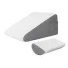 Bed Wedge Pillow Polyester Sponge Triangle Elevated Support Pillow W/Small TO