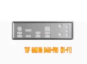 Shield I/O IO Backplate For Asus TUF GAMING B460-PRO (WI-FI) Motherboard