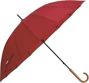 マブ(Mabu) Mabu SMV-42282 Sun/Sun Umbrella, Women's, Men's, Unisex, 23.6 inches (60 cm), 16 Ribs, Red Umbrella, Long Umbrella, Rain Umbrella, UV Protection, Light Blocking, Sun or Rain, Stylish, Cute