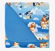NIB Little Sleepies Bluey Sleepytime Large Cloud Blanket Blue PRESALE