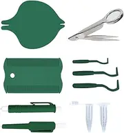 Tick Remover Tool for Dogs - Flea Puller Set for Puppy - Multifunctional Ergonomic Flea and Tick Remover Kit for Dogs, Cats, and Multi-Pet Household