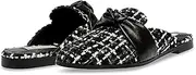 [Steve Madden] Chart Mules for Women - Leather Upper - Textile & Synthetic Lining - Synthetic Footbed