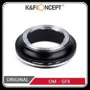 K&F Concept Adapter for Olympus OM Mount Lens to Fuji GFX Medium Format Camera