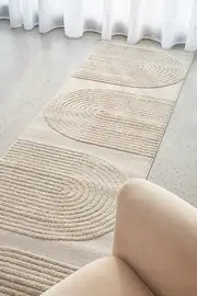Rug Culture Lotus Abbey Beige Runner Rug
