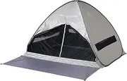 Campers Collection Yamazen SCOS-6 SUV (EB) One-Touch Tent, Full Close, Blackout Rate of Over 99.99%, Black Coating, Width 78.7 x Depth 59.1 x Height 51.2 inches (200 x 150 x 130 cm), Eccle Beige