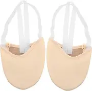 [SUPVOX] 1 Pair Ballet Dance Shoes for Girls Half Soles Dance Shoes Gel Toe Protectors Breathable Toe Covers