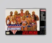 AMERICAN GLADIATORS / SNES - 2"x3" FRIDGE MAGNET (retro super nintendo