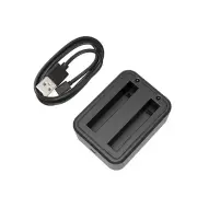 Panoramic Camera Type-C Charger Manager Dual Charging Cradle for Insta 360 X3