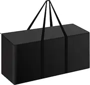 Garden Furniture Cushion Storage Bag, Large Waterproof 420D Oxford Fabric Heavy Duty Patio Seat Cushion Bag, Rip Proof Christmas Tree Storage Bag Handle/Zip, Anti-UV 128 x 32 x 50 cm