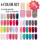Carlo Rista Water-Based Nail Polish 6 Color Set