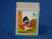 1994 Peyo Schleich Smurf On Toy Broomstick Horse #40214 Action Figure NMIB!