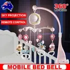 Baby Mobile For Crib Remote Control Music Box Bedroom Musical Toy 360° Rotatable