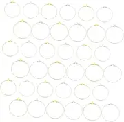 [DOITOOL] 40pcs Earring Findings Kit Hoops for DIY Jewelry Making Earring Components Lightweight and Comfortable for All Occasions Versatile Styles for Every Outfit