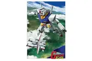 Gundam Mobile Suit Flight Poster (Green/White/Blue) (91.5cm x 61cm x 0.1cm)