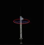 New 1Pcs Glass 50ul Trace Syringe Micro Injector 0.05ml