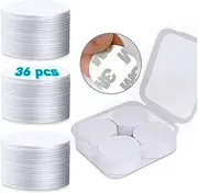 36Pcs 215 NFC Cards NFC Tags Ntag 215 NFC chip, Blank NFC Coin Cards 25mm, RFID Card 504 Bytes NFC Chip Compatible with Tagmo and Amiibo, NFC-Enabled Cell Phone & Devices (36PCS 215 Tag with Adhesive)