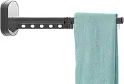 Telescopic Clothes Drying Rack, Foldable Laundry Hanger, Indoor Drying Rack, Strong Adsorption Rack, Laundry Drying Solution, Bedroom Drying Ra For Bathroom, Laundry Room, Small Space, Bedroom, Closet