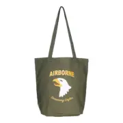 Vintage US Army WWII 101st Airborne Division Canvas Shoulder Bag Shopper